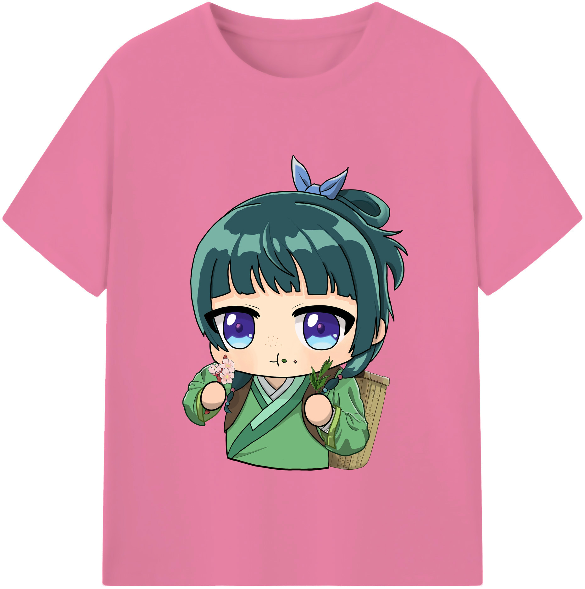 （画像用） 薬屋のひとりごと The Apothecary Diaries 綿100％半袖Tシャツ（フロントプリント）